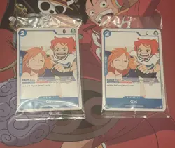 Girl P-096 One Piece OP14 Release Participation Fan Letter Promo English Card - Image 1