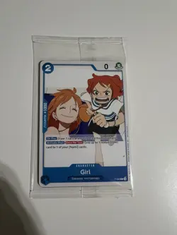 Girl P-096 One Piece OP14 Release Participation Fan Letter Promo English Card - Image 1
