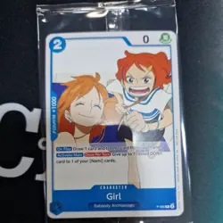Girl P-096 One Piece OP14 Release Participation Fan Letter Promo English Card - Image 1