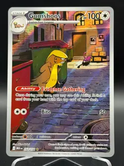 Gumshoos 153/132 ME01: Mega Evolution - Pokemon Card - NM - Image 1