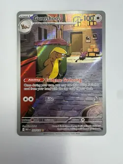 Gumshoos - 153/132 - *Illustration Rare* - Pokemon Mega Evolution - PACK FRESH! - Image 1