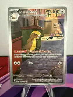 Gumshoos 153/132 | Mega Evolution | Illustration Rare Pokemon Card - Image 1