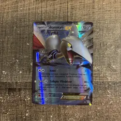 Pokemon TCG Skarmory EX Ultra Rare Holo Card 80/146 XY Base Set - Image 1