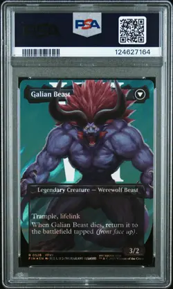 2025 MTG FINAL FANTASY #0528 GALIAN BEAST/VINCENT VALENTINE PSA 10 - Image 2