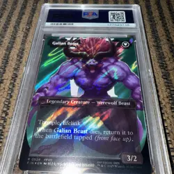 2025 MTG FINAL FANTASY SURGE FOIL #0528 GALIAN BEAST/VINCENT VALENTINE PSA 10 - Image 2