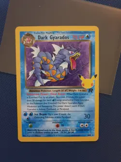 NM! Dark Gyarados (8/82) Celebrations 25th Anniversary Holo Pokemon Card! - Image 1