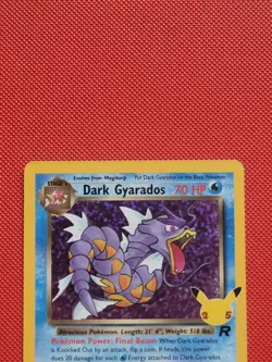 Dark Gyarados 8/82 Holo Rare Celebrations English Pokemon TCG NM - Image 3
