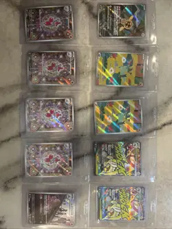 Japanese Pokemon Art Rare And Secret Rare Card Lot Near Mint - Image 1