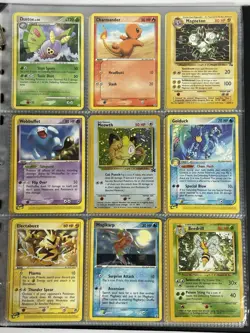 Pokemon Card Collection VTG Binder Holo Rare 1st WoTC Gameboy Meowth E-reader - Image 1