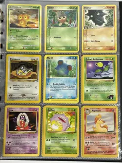 Pokemon Card Collection VTG Binder Holo Rare 1st WoTC Gameboy Meowth E-reader - Image 3