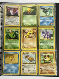 Pokemon Card Collection VTG Binder Holo Rare 1st WoTC Gameboy Meowth E-reader - Image 5