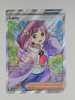 Lacey 166/142 - Full Art Secret Rare - Stellar Crown Pokemon Card MINT - Image 1