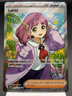 Lacey 166/142 - Full Art Secret Rare - Stellar Crown Pokemon Card MINT - Image 1