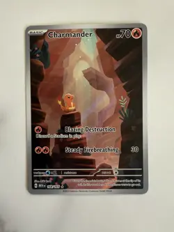 Pokemon TCG - S&V 151 - 168/165 Charmander - Illustration Rare - NM/M - Image 1
