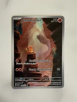 Pokemon TCG - S&V 151 - 168/165 Charmander - Illustration Rare - NM/M - Image 3