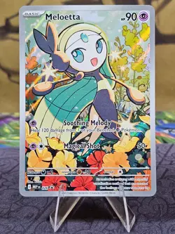 Meloetta MEP 026 Illustration Rare Black Star Promo Pokemon Mega Evolution NM - Image 1