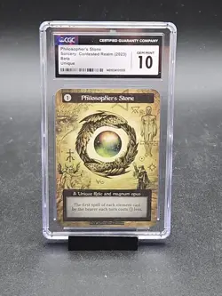 Philosopher's Stone - Beta Unique Sorcery Contested Realm 1st Release. CGC 10 - Image 1