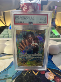 One Piece CCG Bartholomew Kuma OP12-119 Legacy of The Master Japanese PSA 10 - Image 3