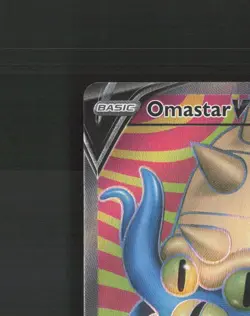 Omastar V 174/195 Silver Tempest Full Art Ultra Rare Holo Pokemon Card NM - Image 3