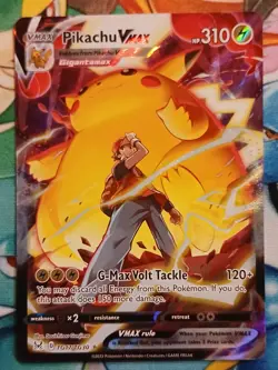 Pokemon TCG Pikachu VMAX TG17/TG30 Swsh11: Lost Origin Trainer Gallery Holo - Image 1