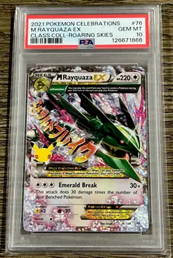 M Rayquaza EX - PSA 10 - GEM MINT 💎- 76/108 - Celebrations - Pokemon TGC - Image 1