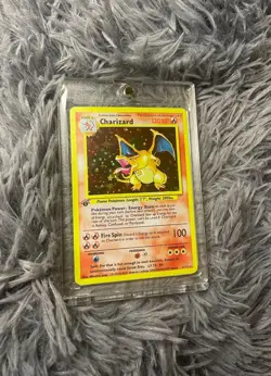Rare Charizard Pokemon Card TCG - Shiny Holo Base Set 6|150 Pikachu Collection - Image 2