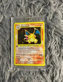Rare Charizard Pokemon Card TCG - Shiny Holo Base Set 6|150 Pikachu Collection - Image 3