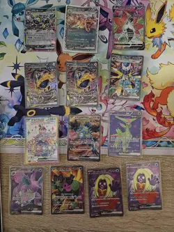 Pokemon Cards TCG - Japanese Full Art Rare EXs Ect Bundle Of 13 - Image 1