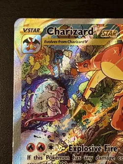 Pokemon TCG Charizard VSTAR SWSH262 Holo Black Star Promo Card Nm - Image 2