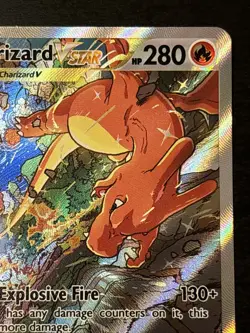 Pokemon TCG Charizard VSTAR SWSH262 Holo Black Star Promo Card Nm - Image 3