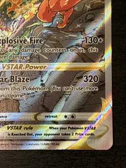 Pokemon TCG Charizard VSTAR SWSH262 Holo Black Star Promo Card Nm - Image 4