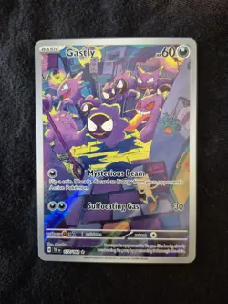 Pokemon TCG Gastly Illustration Rare IR Holo Card 177/162 Temporal Forces - Image 1
