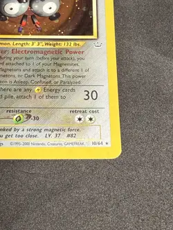 Magneton 10/64 Neo Revelation Holo Pokemon TCG Vintage LP-MP - Image 5