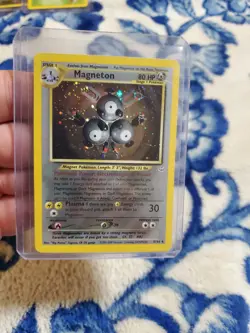 LP Pokemon TCG Magneton Holo Rare 10/64 Neo Revelation Unlimited - Image 1