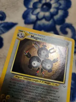 LP Pokemon TCG Magneton Holo Rare 10/64 Neo Revelation Unlimited - Image 3