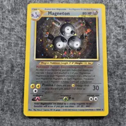 Magneton 10/64 Neo Revelation Holo Pokemon TCG Vintage LP - Image 1