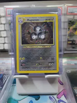 Pokemon TCG Magneton Neo Revelation Holo Card 10/64 Unlimited Rare LP - Image 1