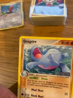 LP! Quagsire (44/115) EX Unseen Forces Stamped Reverse Holo Pokemon Card! - Image 3