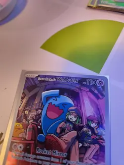 Team Rocket's Wobbuffet 203 Sv: Scarlet & Violet Promo Cards Holo - Image 3