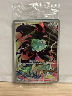 Bulbasaur *sealed* 133/132 Stamped Promo Holo Pokemon 2025 Mega Evolution - NM - Image 1