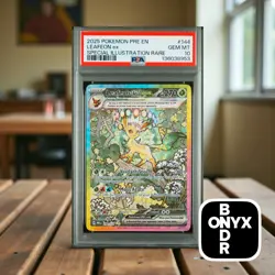 Leafeon ex 2025 Pokemon Prismatic Evolutions Special Illustration 144/131 PSA 10 - Image 1