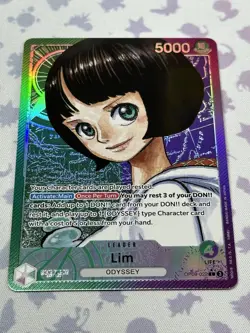 Lim OP09-022 OP09-022 Leader Alt Art Emperors In The New World One Piece N/M ENG - Image 1