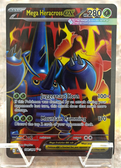 Mega Heracross ex 108/094 - Phantasmal Flames Ultra Rare - NM - Pokemon TCG (EN) - Image 1