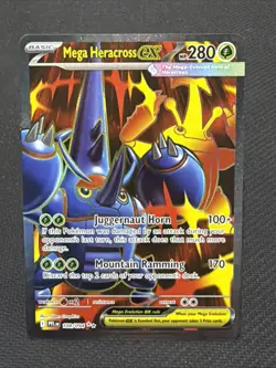 Mega Heracross ex - Ultra Rare ME02: Phantasmal Flames 108/094 NM POKEMON TCG - Image 1