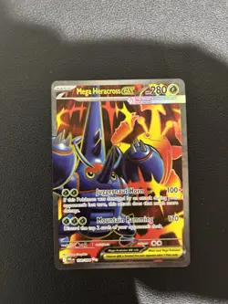 Pokemon TCG Card Mega Heracross ex 108/094 Phantasmal Flames Ultra Rare - NM - Image 1