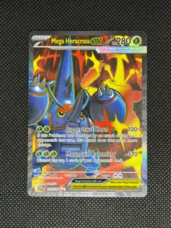 Mega Heracross ex 108/094 - Ultra Rare - NM |Phantasmal Flames | Pokemon TCG - Image 1