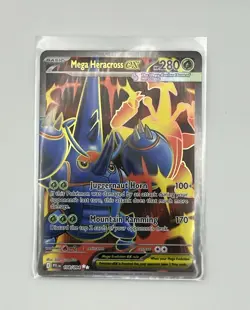 Mega Heracross ex 108/094 - Ultra Rare - NM |Phantasmal Flames | Pokemon TCG - Image 1