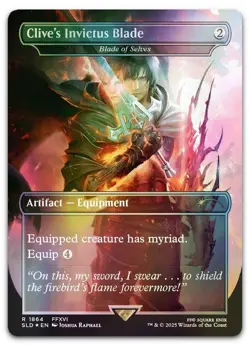 Clive's Invictus Blade - Blade of Selves (Rainbow Foil) NM Secret Lair Drop - Image 1