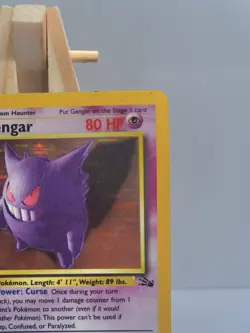 Gengar 5/62 Pokemon Card TCG Fossil Unlimited Holo - Image 4