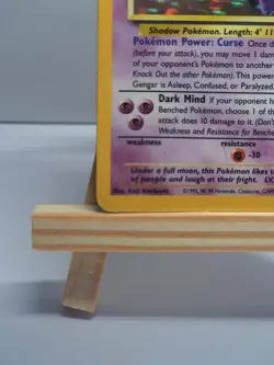 Gengar 5/62 Pokemon Card TCG Fossil Unlimited Holo - Image 5